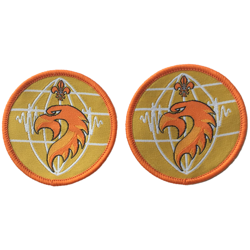 Circular Woven Patch view 2