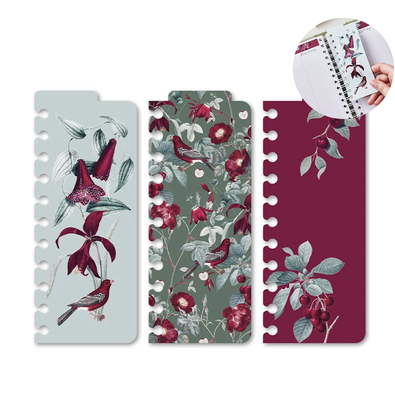 Snap in planner divider