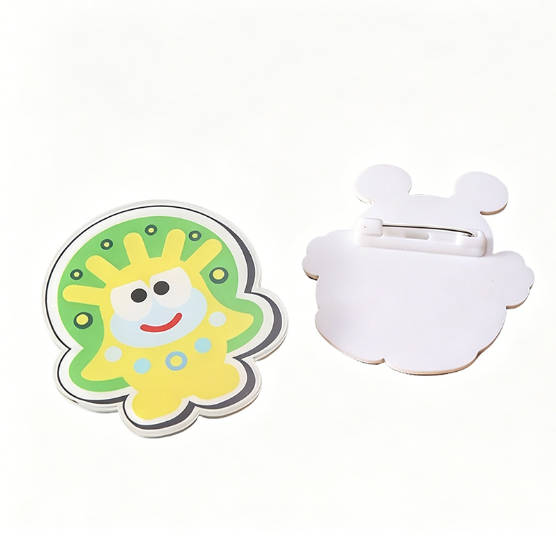 Acrylic Special Shaped Pin Badge view 2