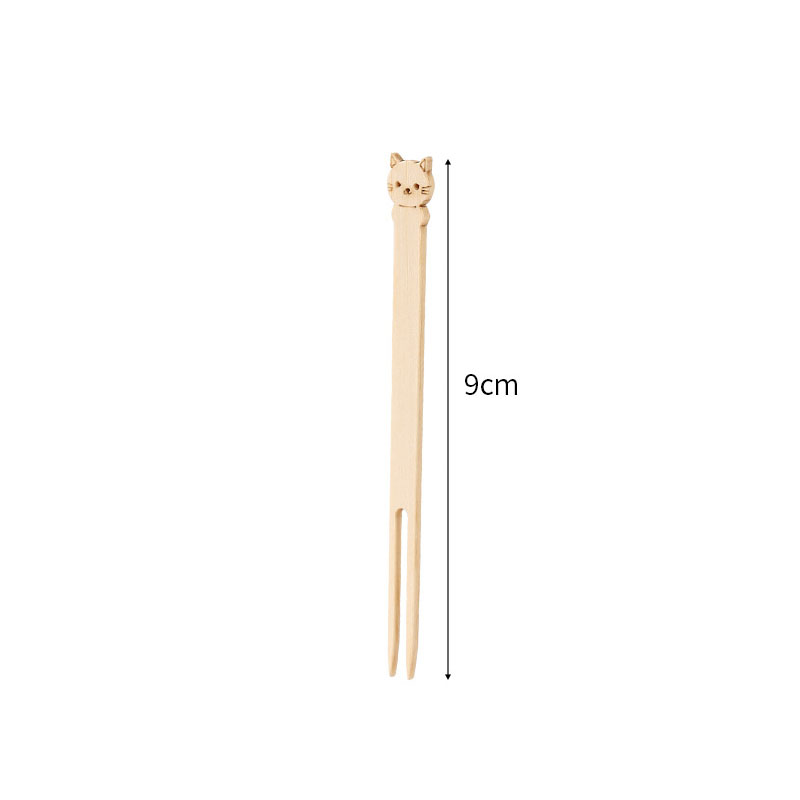 Cat Design Fruit Forks