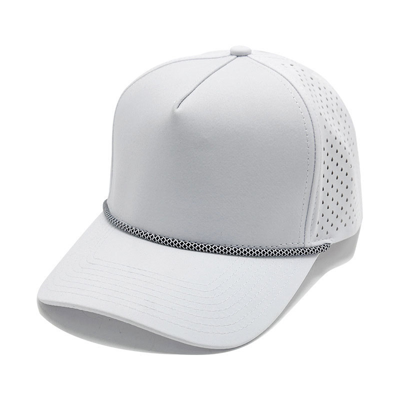 5 Panel Perforated Rope Brim Golf Cap view 3