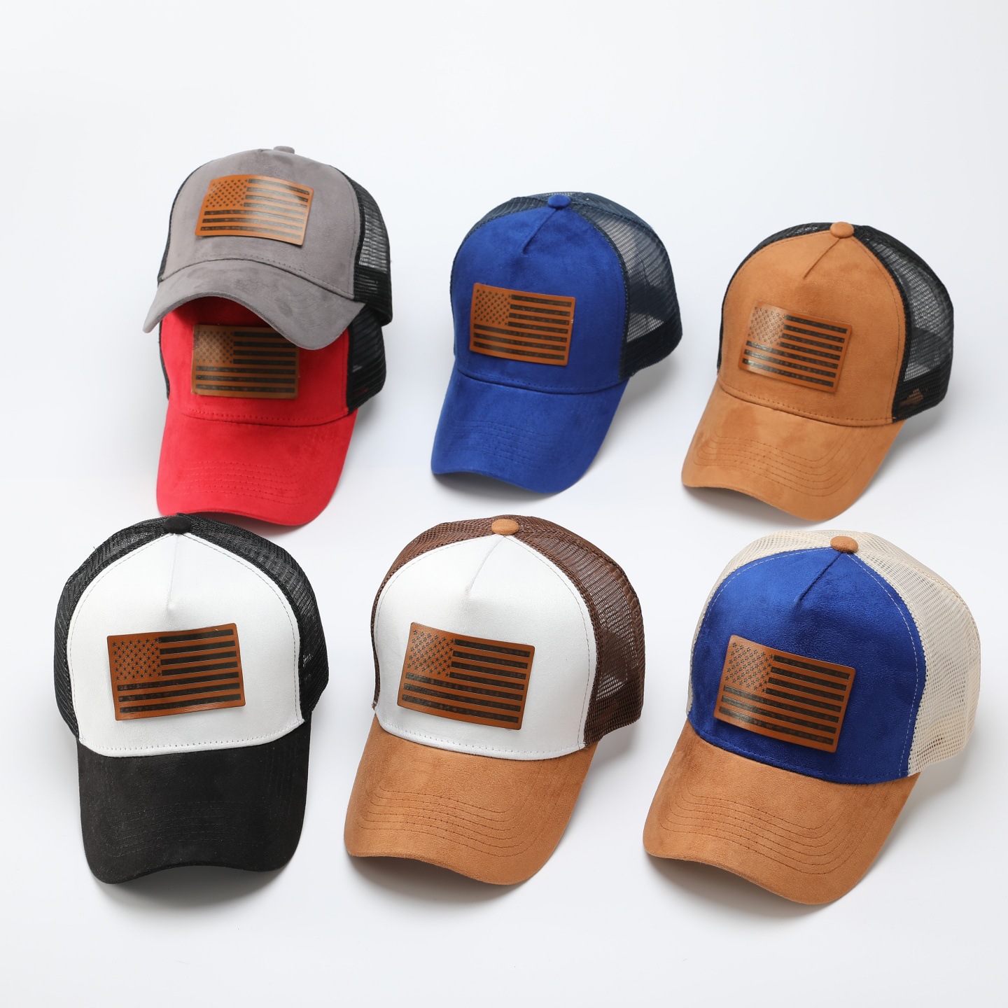 Leather-patch Trucker Hat view 2