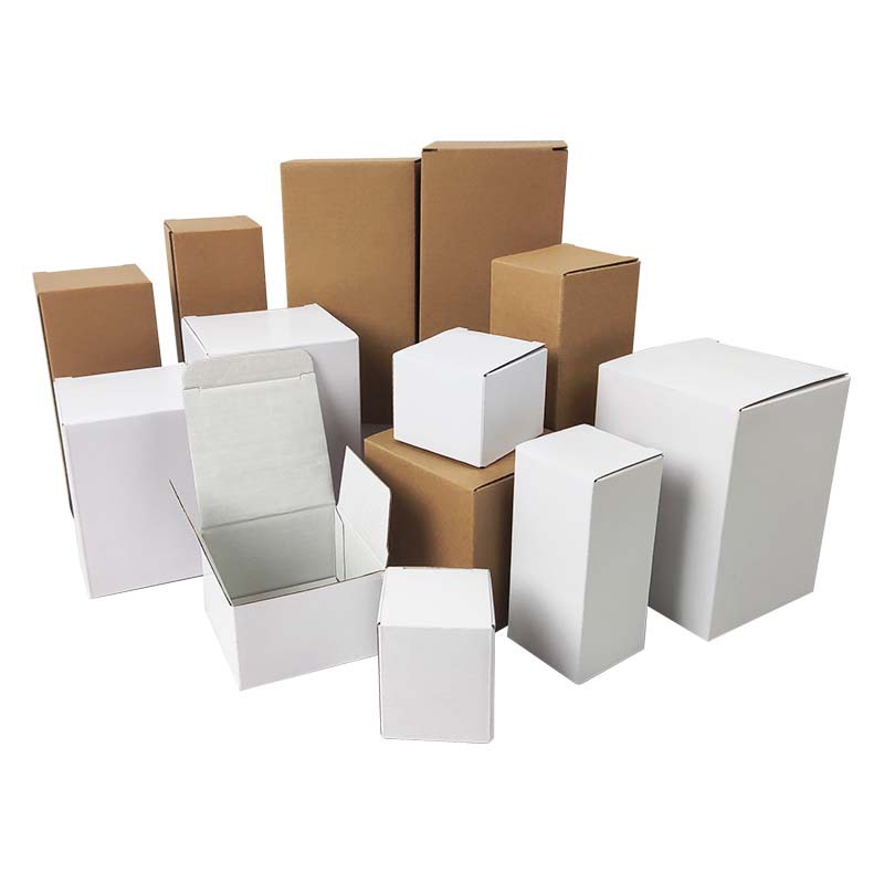 12" White Corrugated Box view 2