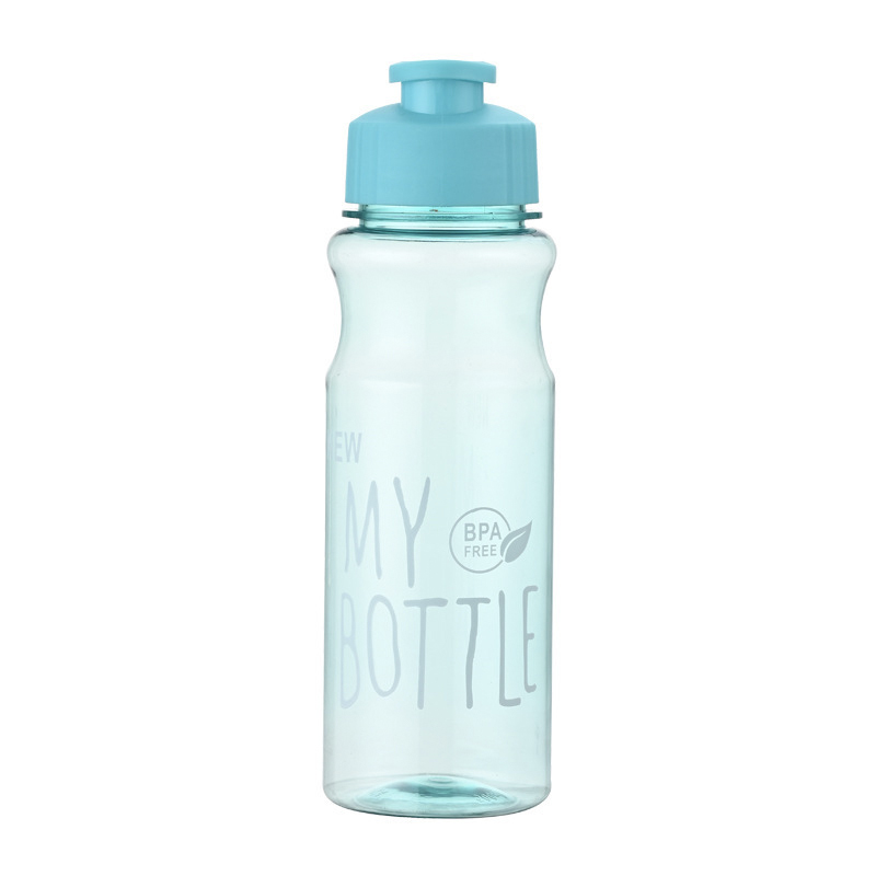 Botella de agua de plástico