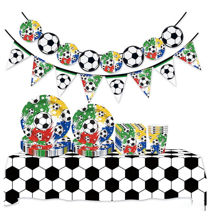 Set de fête sur le thème du football