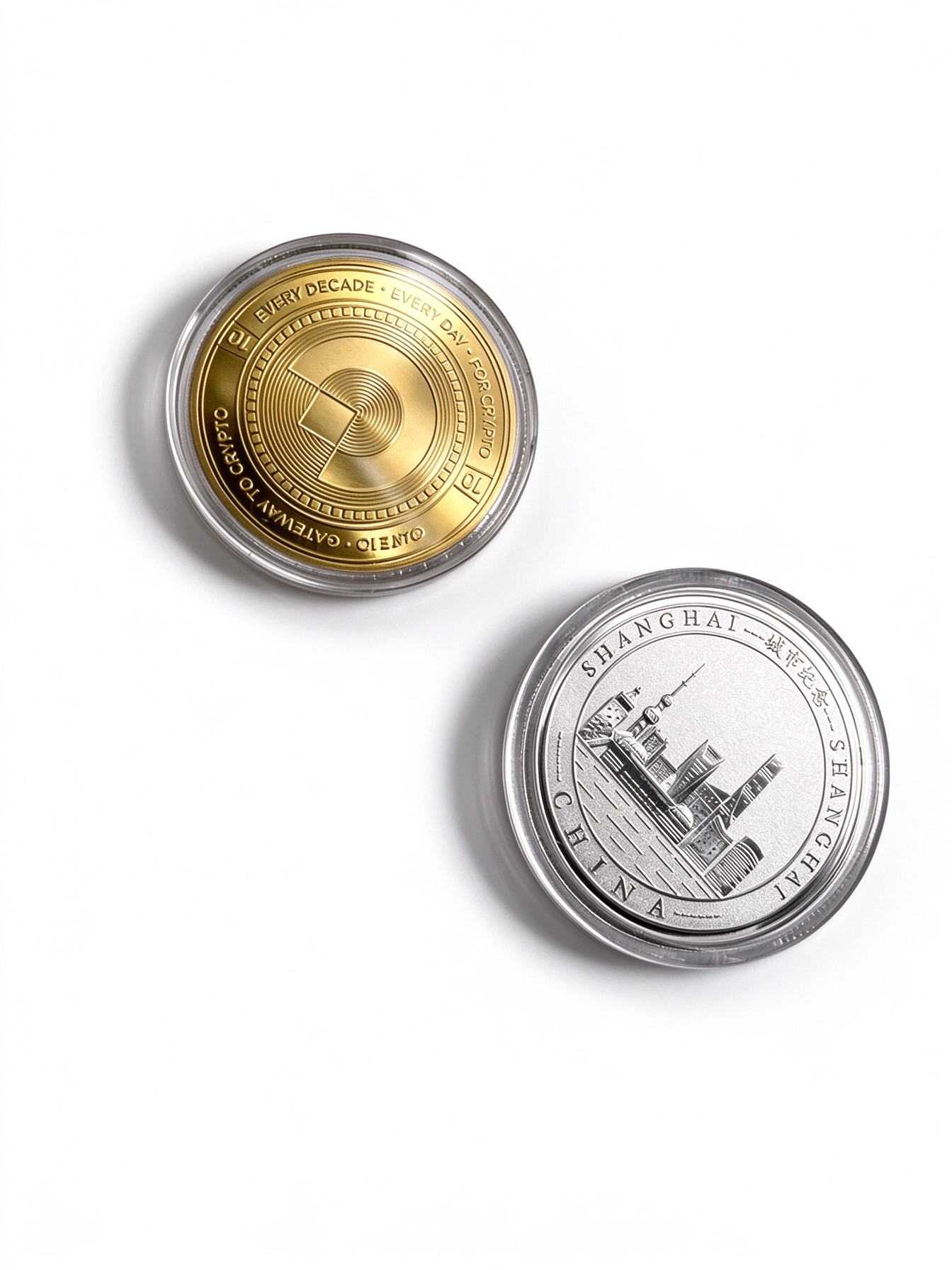 5 cm desafío moneda view 2