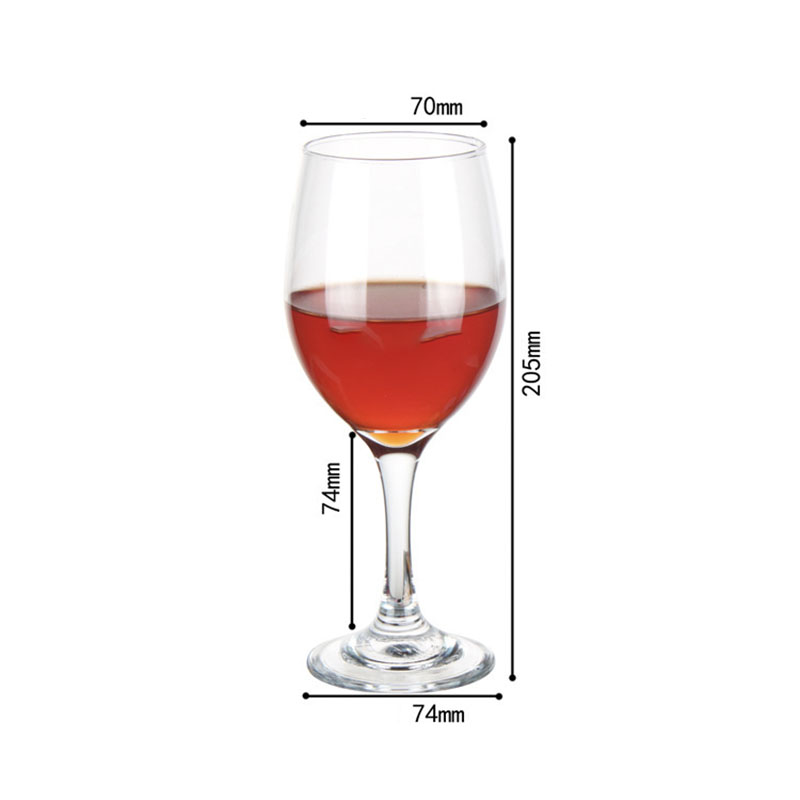 Modern Stemmed Wine Glass, Laser Engraved Logo view 2