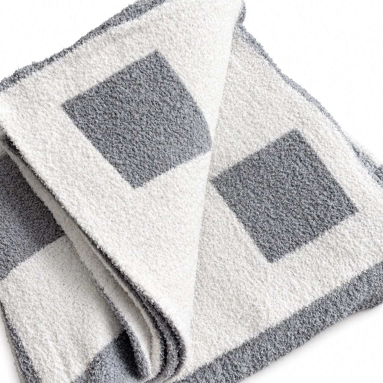 Half Loop Fleece Throw Blanket view 2