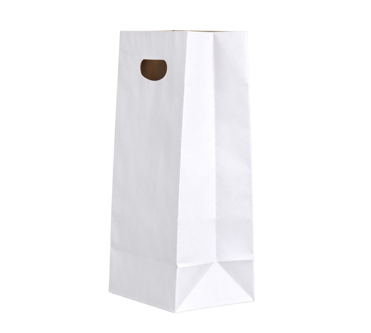 Die-cut Handle White Paper Bag view 2
