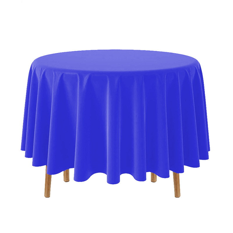 84" Round Disposable Tablecloth view 2