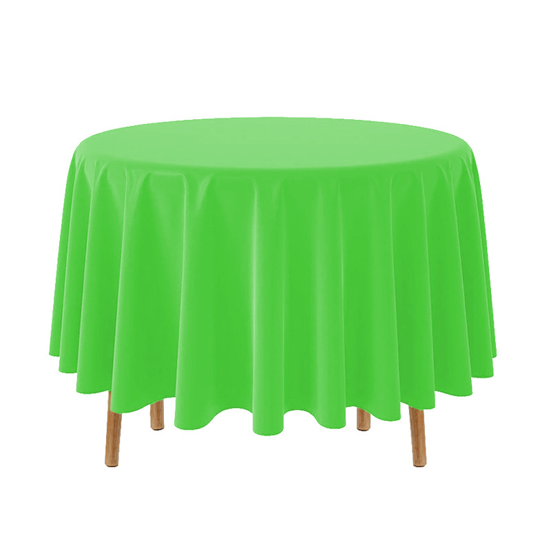 84" Round Disposable Tablecloth view 3