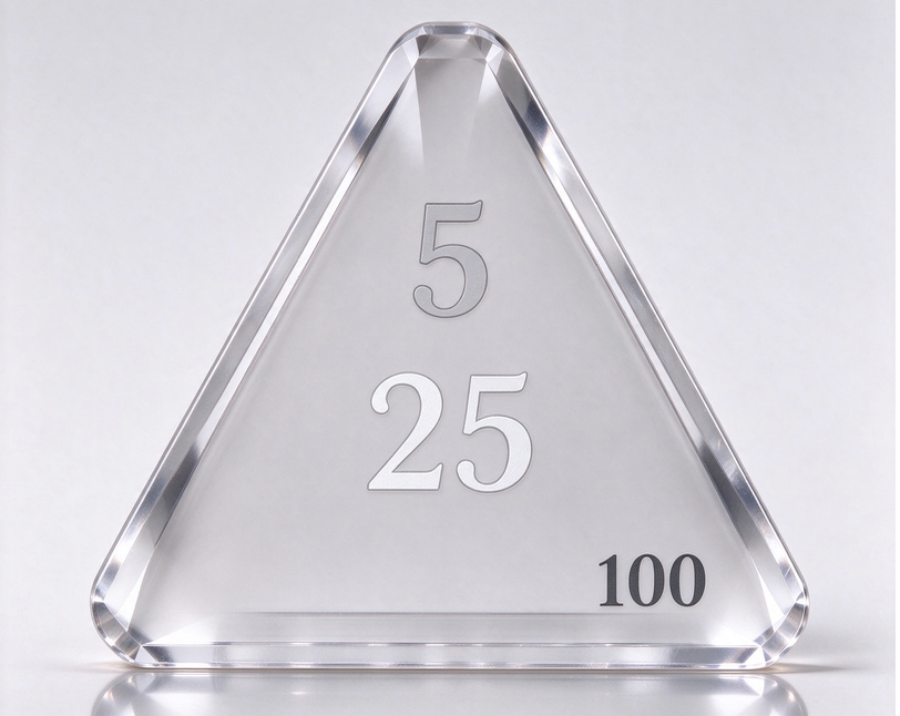Triangular Custom Poker Chips view 2