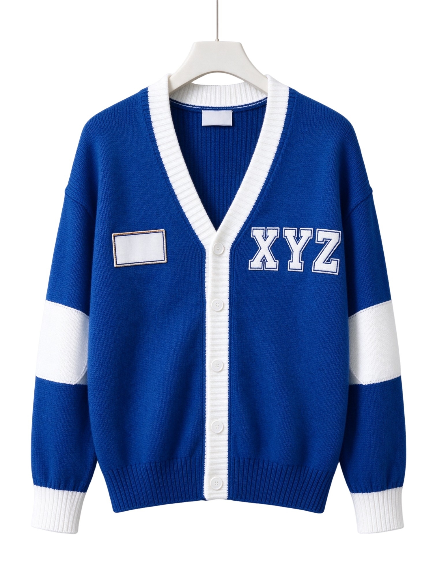 Custom Collegiate Heavyweight Knit Cardigan view 2