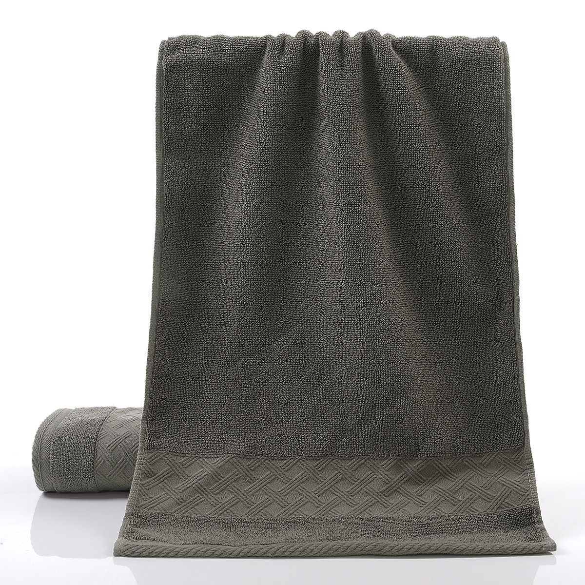 27*54inch Solid Color Cotton Towel view 2