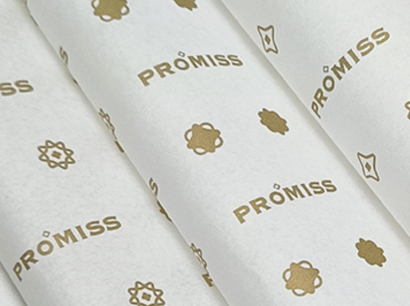 Custom Gold Foil Logo Tissue Paper view 2