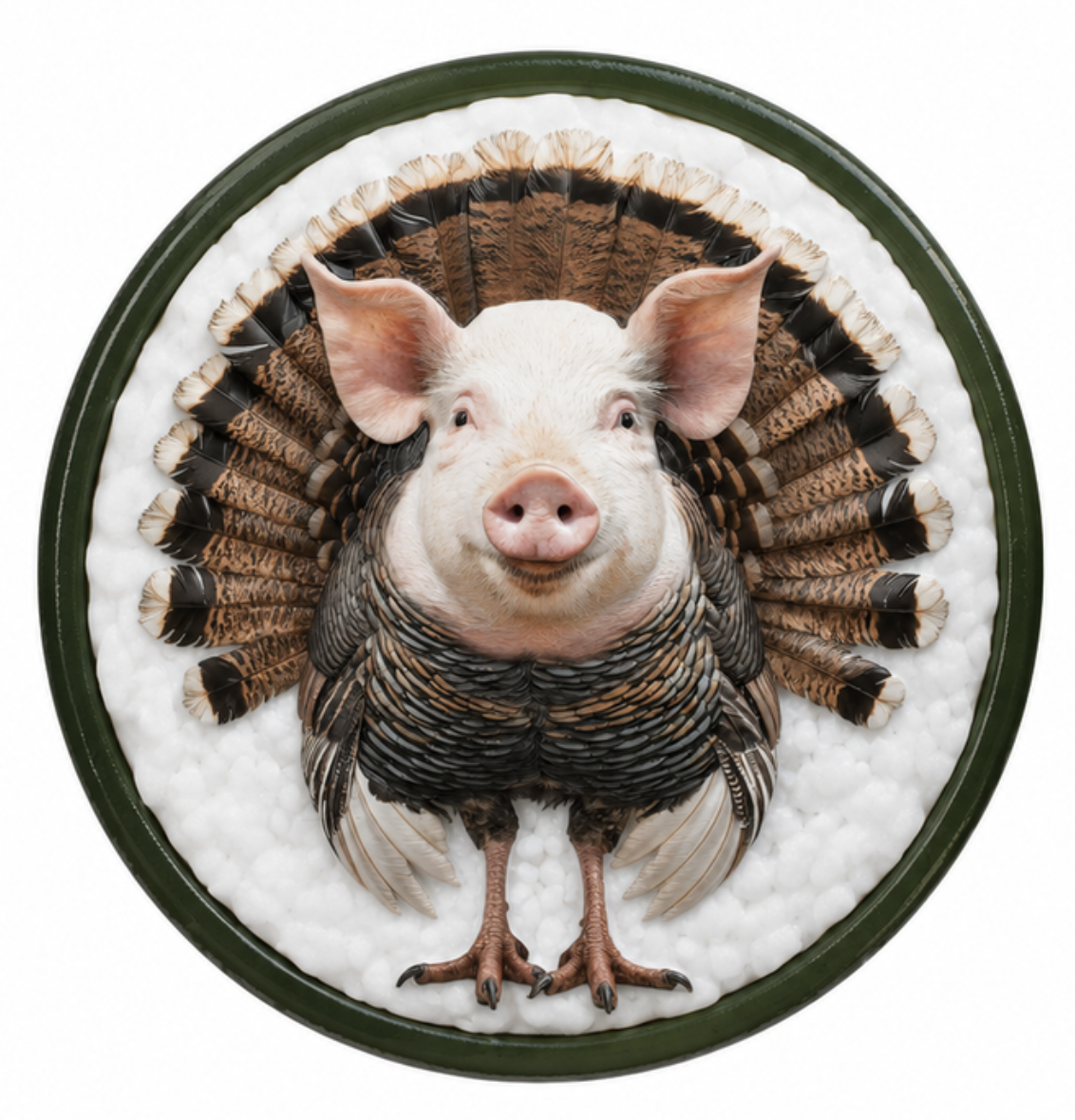 Pig Turkey Hybrid Novelty Stress Ball view 2