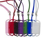 Lanière de téléphone en silicone avec poche de carte view 3