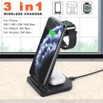 Charge sans fil 3 en 1 15w+ chargeur mural view 3