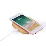 Chargeur sans fil en bambou 5w view 1