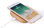 Chargeur sans fil de bambou 15w view 2