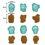 Jeu de cookie cutter-6pcs view 1