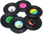 Table de disques en vinyle 6pcs tapis view 1