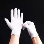 Gants en coton blanc view 3