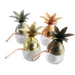 Coupe cocktail en acier inoxydable ananas view 4
