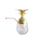 Coupe cocktail en acier inoxydable ananas view 1