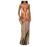 Robe en polyester pour femmes view 3