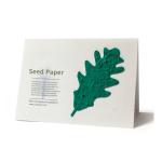 Carte pliante en papier de semence view 1
