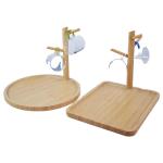 Porte-gobelet en bois view 1