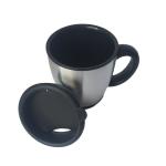 400ml taza de café con mango y tapa view 1