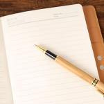 Cahier et stylo en bambou view 2