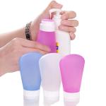 2oz 4pcs botellas de viaje conjuntos con bolsa view 1