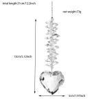 Pendentif en cristal de coeur view 2