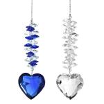 Pendentif en cristal de coeur view 1