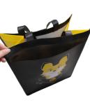 Laminado bolsa de tote no tejido con bolsillo view 2