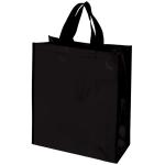 Laminado tejido bolsa de compras reutilizable view 1