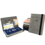 Portefeuille de passeport en cuir view 2