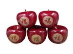 Ornement de pomme rouge view 1