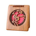 Miroir en bois de santal portable view 2