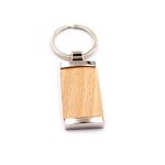 Llavero de madera metálica con caja view 1