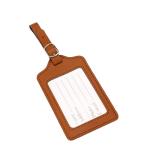 Étiquette de bagages en cuir pu view 7