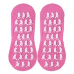 Calcetines adhesivos blancos anti deslizamiento adulto view 4