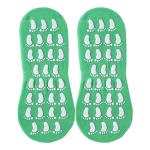 Calcetines adhesivos blancos anti deslizamiento adulto view 5