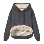 Sweat-shirt à capuche femme velours view 2