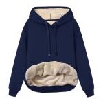 Sweat-shirt à capuche femme velours view 5