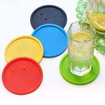 Sous-verre circulaire en silicone de 8 pouces view 1