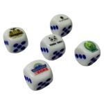 Jeu cube dices avec boîte d'étain view 1
